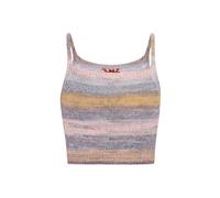 MYMO Tops en tricot 'Back To School' marine / bleu fumé / orange / rose pastel, Taille S
