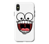 MyMood Happy Sing Singing Positive Kindness Funny Mood Face Coque pour iPhone X/XS