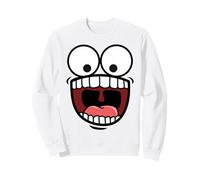 MyMood Happy Sing Singing Positive Kindness Funny Mood Face Sweatshirt