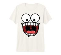 MyMood Happy Sing Singing Positive Kindness Funny Mood Face T-Shirt Haut de Gamme