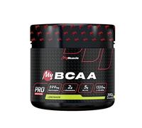 MyMUSCLE - My BCAA - Acides Aminés BCAA en Poudre Label Kyowa Quality® + L-Glutamine + L-Citrulline + Electrolytes - Lemonade 390g - 30 Portions