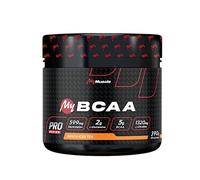 MyMUSCLE - My BCAA - Acides Aminés BCAA en Poudre Label Kyowa Quality® + L-Glutamine + L-Citrulline + Electrolytes - Peach Iced Tea 390g - 30 Portions