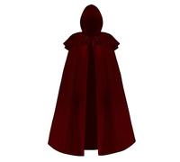Mymyguoe Pancho Costume de magicien pour homme et femme - Costume de Viking - En coton - Costume d'Halloween - Robe à capuche - Tunique médiévale - Cosplay - Cape de renaissance médiévale - Avec