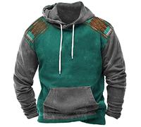 Mymyguoe Viking Sweat à capuche pour homme Automne Hiver Pull à capuche Viking Manches longues Imprimé Sweat à capuche Costume de pirate médiéval Sweatshirts avec capuche Pull d'hiver, c, M