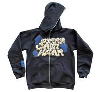Mymyguoe Y2K Sweat à capuche pour homme - Imprimé streetwear - Graffiti - Veste à capuche surdimensionnée - Veste à capuche - Pull baggy - Streetwear - T-shirt de sport - Hip Hop - Veste demi-saison