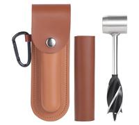 Mynoozi Clé à Tarière Manuelle, Clé à Tarière Manuelle Scotch Eye, Outil de Survie pour Bushcraft Settlers, Perceuse à Main pour le Travail du Bois pour Le Camping, L'extérieur, La Randonnée