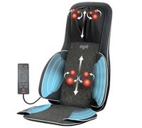 Mynt FSA HSA Appareil de massage Shiatsu 3D pour la nuque et le dos avec 10 picots profonds à pétrir, réglable, pour le dos et le cou, noir, avec chaleur, portable, compression,
