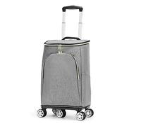 MYNVY Caddie Courses Chariot de Courses léger, résistant et Pliable, Tendance, Pliable, à Pousser/Tirer, pour Un Rangement Facile avec 5 Roues(Color:b,Size:)