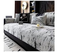 MyNvy Housse de canapé Housses de canapé en Chenille lavables, Housses de Coussin de canapé, Housse de canapé antidérapante 1 2 3 Places pour canapé sectionnel(Color:a,Size:90 * 240cm)