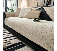 MyNvy Housse de canapé Housses de canapé en Chenille lavables Nouvelles Housses de Coussin de canapé,Housse de canapé antidérapante 1 2 3 Places pour canapé(Color:g,Size:70 * 70cm)