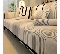 MyNvy Housse de canapé Housses de canapé en Chenille lavables Nouvelles Housses de Coussin de canapé,Housse de canapé antidérapante 1 2 3 Places pour canapé(Color:b,Size:90 * 210cm)