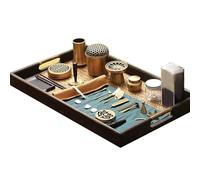 MyNvy kit brûleur encens Chinois kit bruleur encens Kit de Fabrication d'encens en Laiton, Outils de Moule d'encens avec Plateau pour Yoga, méditation, aromathérapie à Domicile