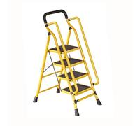 MyNvy Petit escabeau Pliable Escabeau Pliant en Acier à 3 Marches Antidérapant avec Main Courante de sécurité Marchepieds Rrobustes pour Adultes Maison, Cuisine Extérieur(Color:150cm,Size:)