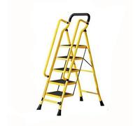 MyNvy Petit escabeau Pliable Escabeau Pliant en Acier à 3 Marches Antidérapant avec Main Courante de sécurité Marchepieds Rrobustes pour Adultes Maison, Cuisine Extérieur(Color:175cm,Size:)