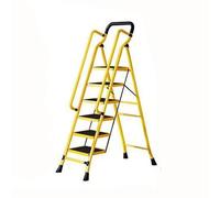 MyNvy Petit escabeau Pliable Escabeau Pliant en Acier à 3 Marches Antidérapant avec Main Courante de sécurité Marchepieds Rrobustes pour Adultes Maison, Cuisine Extérieur(Color:200cm,Size:)