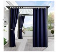 MyNvy rideaux pergola exterieur Rideaux D'extérieur,Rideau pour Pergola Imperméable,Rideau Exterieur pour Terrasse Rideau Pare-Soleil pour Balcon, errasse,Porche,Pergola,Belvédère(Color:j,Size:2*2.7m)