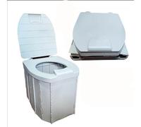 MyNvy WC Portable Toilettes de Camping Portables Pliables pour Adultes,Pot Porta avec Sac Poubelle épais Noir pour Urgence en Plein air,Sac à Bagages étanche, randonnée, Voiture(Color:b,Size:)