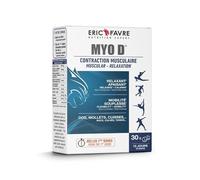 MYO D COMPRIMES - DECONTRACTANT MUSCULAIRE - Décontraction Musculaire - Souplesse & Mobilité - Apaisant, Relaxant Pour Muscles Dos, Mollets, Cuisses - Etui de 30 Comprimés - Eric Favre