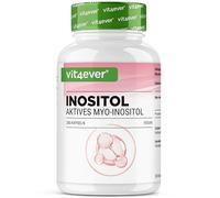 Myo-inositol 1500 mg par jour - 240 gélules véganes à haut dosage - Inositol pur, composant important du métabolisme cellulaire - Sans additifs inutiles