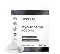 Myo Inositol 4000 mg. Paquet de 600 g. pour 5 mois de traitement. Régulateur hormonal 100% Végétalien. Myo-Inositol pour aider avec le SOPK ou le SOPK. Fabriqué en Europe par HIVITAL