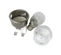 MYobu 2 Ensembles de température Haute température E14 25 0V 25W Lampe for Four, Porte-Lampe du Four, éclairage de la Lampe en céramique Support de Lampe