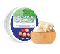Myoc Beurre de cacao - Qualité cosmétique, beurre dur à base de plantes pour lotions, barres, crèmes et produits de soin de la peau DIY - Stable, non gras, sans additifs - 200 g