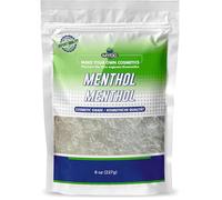 MYOC Cristaux de menthol - Qualité cosmétique pure pour soins de la peau, baumes, savons, soins des lèvres, aromathérapie et formulations DIY - 115 g