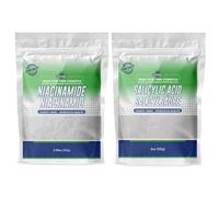 MYOC Pack Combo : poudre de niacinamide - 113 gm / 3,8 oz & acide salicylique - Clarifying & Blemish Control Duo (120 g/4,05 oz)