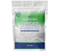 Myoc Poudre d'acide stéarique blanc (110 g) de qualité cosmétique, savon, crème, lotion, détergent, crème à raser, shampooing, conservateur, lisseur, épaississant