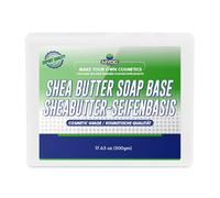 MYOC Sheabutter-Seifenbasis | Sheabutter, Glycerin und Aloe Vera | Schmelz- und Gießbasis für die DIY-Seifenherstellung | 500 g / 17,63 Unzen