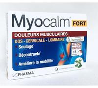 MYOCALM FORT - 3C Pharma - 15 Comprimés - Douleurs Musculaires Décontractant Musculaire Action Rapide Mobilité Contracture Musculaire