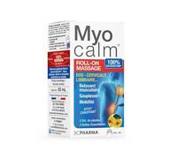 MYOCALM ROLL-ON | Effet Massant Chauffant pour les Muscles | Formule avec 4 Extraits de Plantes et 3 Huiles Essentielles Apaisantes | Application Locale Pratique | Flacon de 50 ml - 3C PHARMA