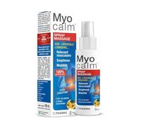 MYOCALM SPRAY - Spray Décontractant Musculaire pour Dos, Lombaires, Cervicales et Mollets | Formule avec 4 Extraits de Plantes et 3 Huiles Essentielles Apaisantes | Flacon de 100 ml - 3C PHARMA
