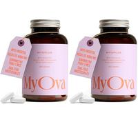 Myoplus - Complément Myo-inositol SOPK - Apport quotidien de 4000 mg, 200 ug de folate & 100 ug de chrome - 120 Comprimés Vegan - Fabriqué au Royaume-Uni par MyOva (Lot de 2)