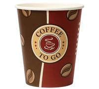 MyPapp Gobelets à café à emporter - 1000 gobelets en carton de 200 ml - Résistant à la chaleur et aux fuites - Idéal pour boissons chaudes et froides - Fabriqué en Allemagne