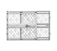 MYPET Paws Portable Pet Gate, 66-106,7 cm, Gris Clair