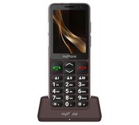 myPhone Bueno LTE Téléphone Portable sans contrat pour Personnes âgées avec Bouton SOS et Grandes Touches, écran Couleur 2,8", 4G, Longue autonomie en Veille (2000 mAh), Appareil Photo, Station de