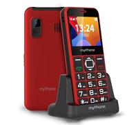 Téléphone Senior myPhone Halo 3 Radio FM Station de Charge Bouton SOS Rouge