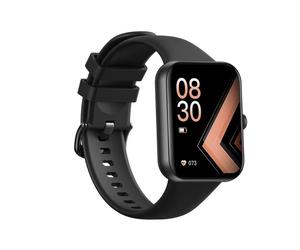 myPhone Watch CL Montre connectée IP67 1,83'' Montre connectée noire compacte avec écran tactile IPS de 1,83 pouces, Bluetooth 5.0, protection IP67 et