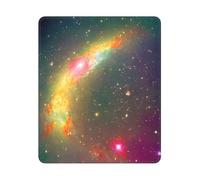 MyPiky Beau tapis de souris imprimé galaxie, tapis de souris rectangulaire avec base antidérapante, tapis de souris de jeu d'ordinateur, 25,4 x 30,5 cm