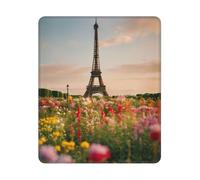 MyPiky Beau tapis de souris imprimé Tour Eiffel Paris, tapis de souris rectangulaire avec base antidérapante, tapis de souris de jeu d'ordinateur, 25,4 x 30,5 cm