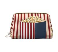 MyPiky Popcorn Print Sacs à cosmétiques, sac de maquillage en cuir petit pour sac à main, pochette cosmétique, pochette de toilette pour femme voyage, Imprimé pop-corn, One Size, Imprimé pop-corn, One