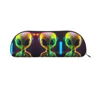 MyPiky Sac de maquillage imprimé Alien Planet - Trousse de maquillage - Sac de rangement de voyage - Trousse de toilette - Trousse à crayons, Alien Planet, One Size