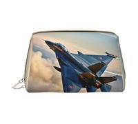 MyPiky Sacs à cosmétiques imprimés avions de combat, trousse de maquillage en cuir petite pour sac à main, pochette cosmétique, pochette de toilette pour femme voyage, Jets de chasse d'avion, One Size