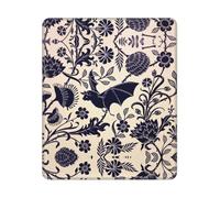 MyPiky Tapis de souris rectangulaire avec base antidérapante, motif chauve-souris, 25,4 x 30,5 cm