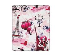 MyPiky Tapis de souris rectangulaire avec base antidérapante, motif Paris Tour Eiffel France, 25,4 x 30,5 cm