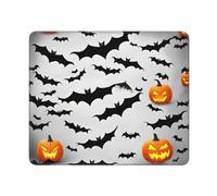 MyPiky Tapis de souris rectangulaire avec imprimé chauve-souris volantes d'Halloween, pour ordinateur portable, 25,4 x 30,5 cm