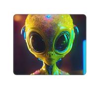 MyPiky Tapis de souris rectangulaire imprimé Alien Planet pour ordinateur portable, 25,4 x 30,5 cm