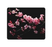 MyPiky Tapis de souris rectangulaire imprimé fleurs de cerisier japonaises, pour ordinateur portable, 25,4 x 30,5 cm