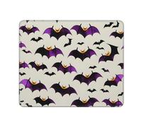 MyPiky Tapis de souris rectangulaire pour ordinateur de jeu, motif chauve-souris violettes volantes, pour ordinateur portable, 25,4 x 30,5 cm